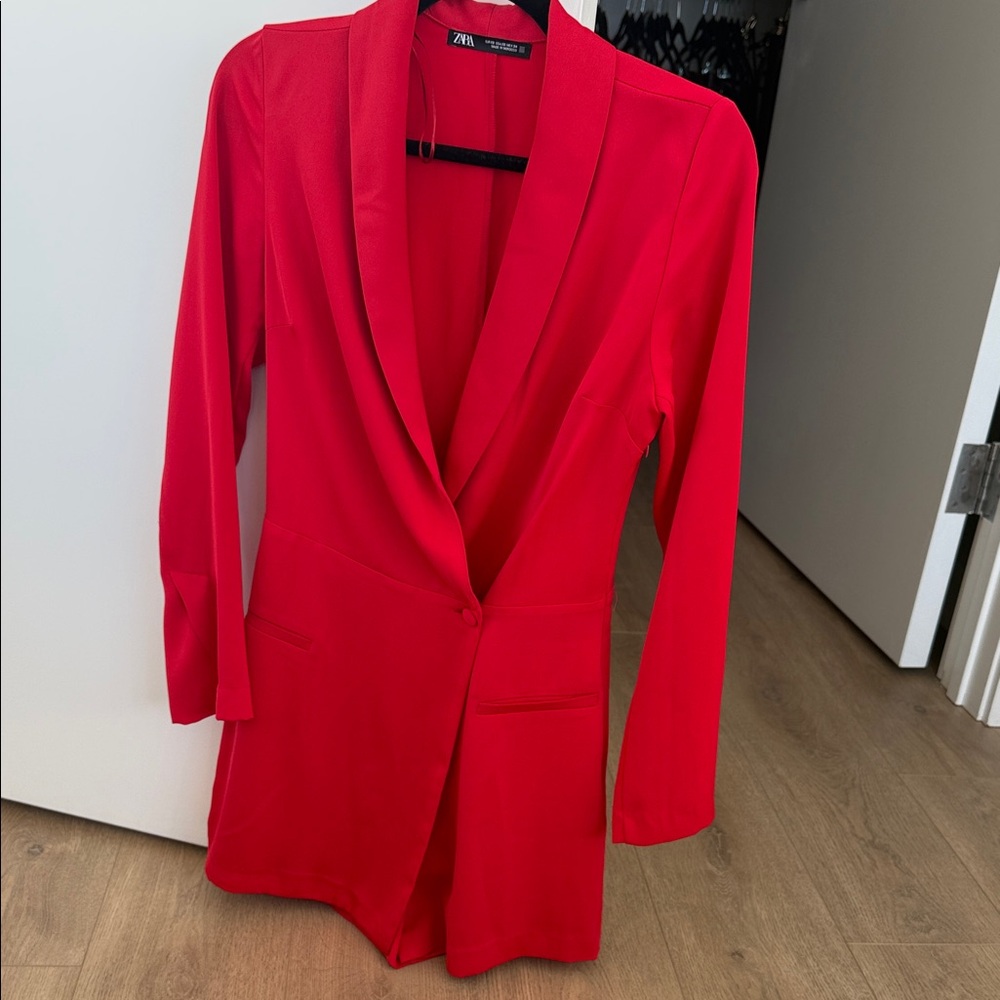Zara Red Women's Mini Dress (Skort)
